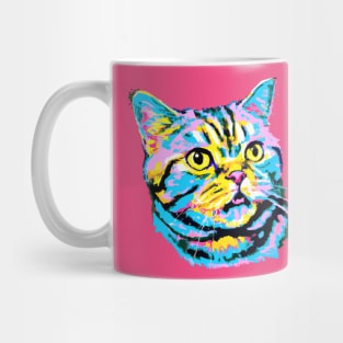 American Shorthair Pop Art - Cat Lover Gif Mug